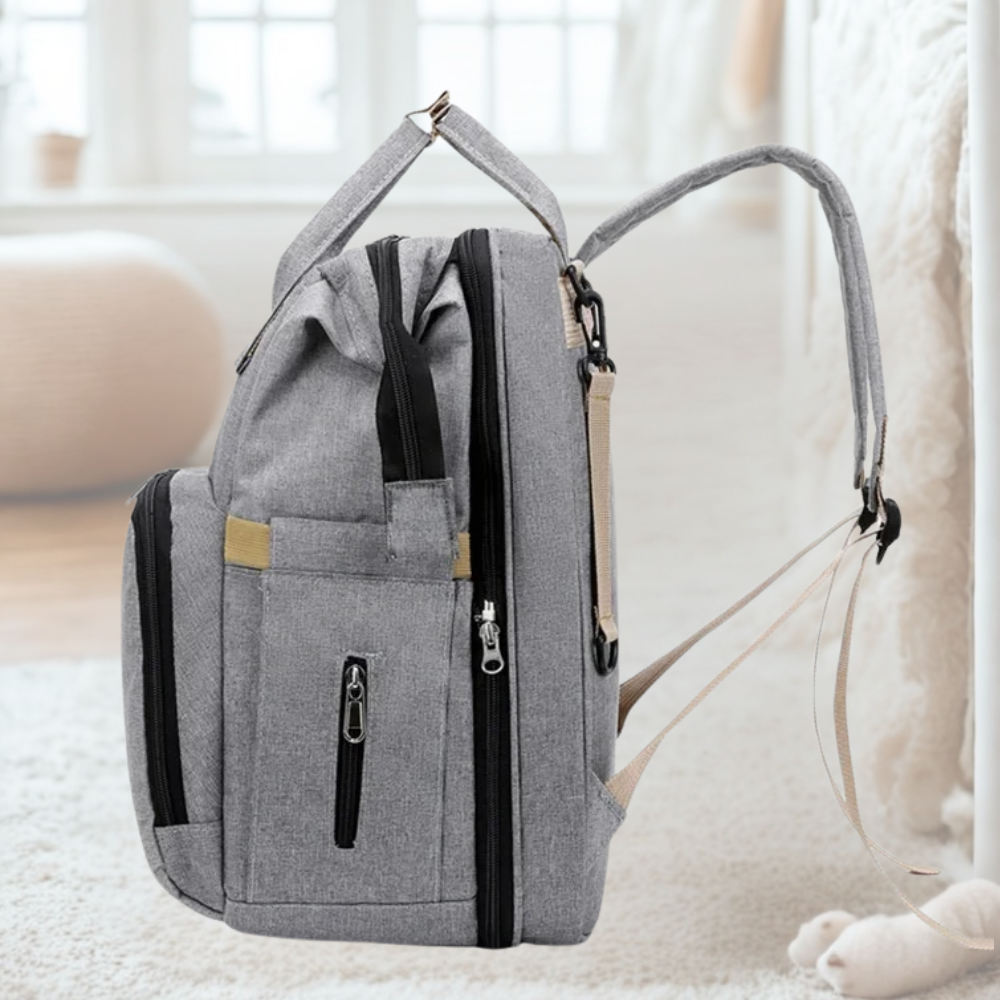 Sac à Dos Maman 3-en-1 avec Lit Bébé